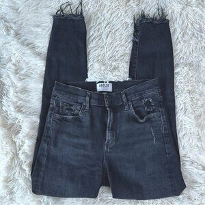 Agolde Distressed Skinny Crop Jeans Size 28